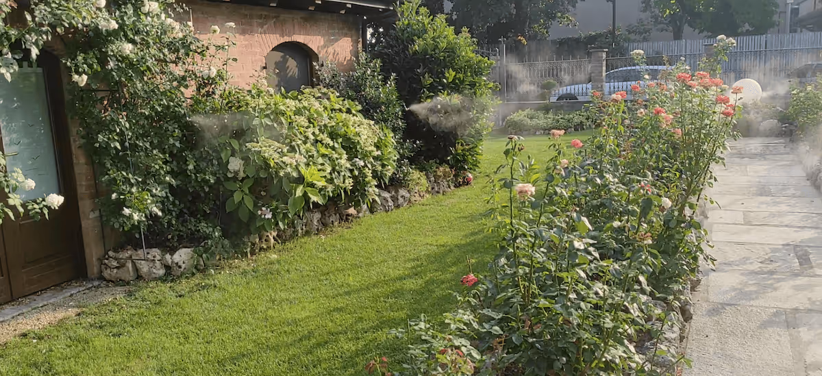 Dettaglio del progetto Impianti anti-zanzara realizzato da LS Giardini
